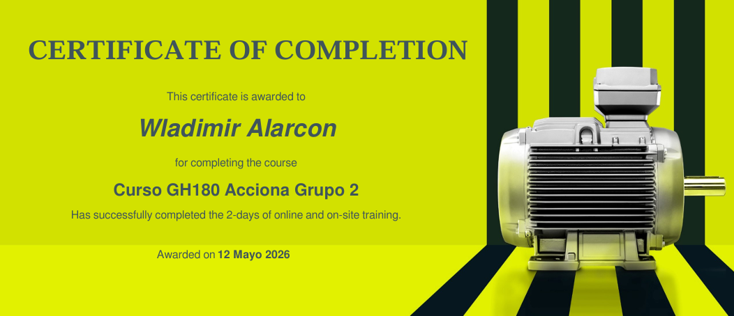 Certificado VDF Siemens